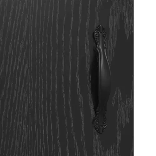  Fali Szekrények 2 pcs Fekete tölgy 69,5 x 34 x 90 cm Faanyag