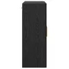  Fali Szekrények 2 pcs Fekete tölgy 69,5 x 34 x 90 cm Faanyag