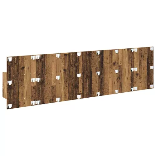  Fejtámla Szekrénnyel fiókkal polcokkal 3 pcs Öreg fa Faanyag