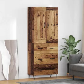  Magasfiú fiókkal Öreg fa 69,5 x 34 x 180 cm Faanyag