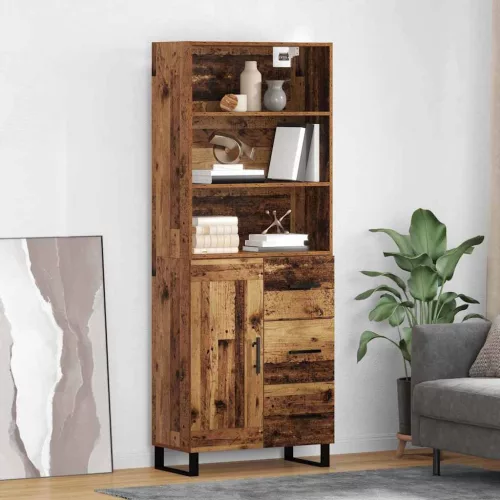  Magasfiú Falra szerelhető Régi fa 69,5 x 34 x 180 cm Faanyag