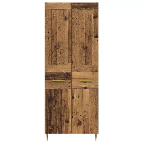 Magasfiú fiókkal Öreg fa 69,5 x 34 x 180 cm Faanyag