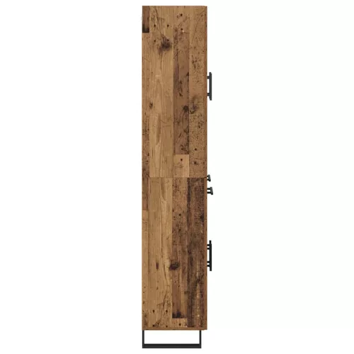  Magasfiú fiókkal 2 pcs Öreg fa Műanyag Fa és Üveg