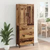  Magasfiú fiókkal Öreg fa 69,5 x 34 x 180 cm Faanyag