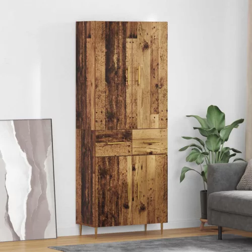  Magasfiú Falra szerelhető Öreg fa 69,5 x 34 x 180 cm Faanyag