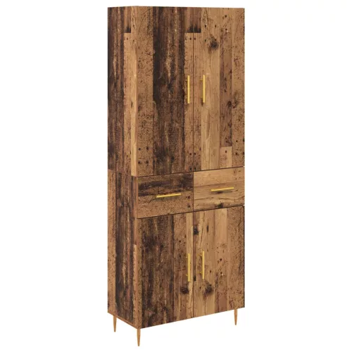  Magasfiú Falra szerelhető Öreg fa 69,5 x 34 x 180 cm Faanyag
