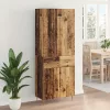  Magasfiú Falra szerelhető Öreg fa 69,5 x 34 x 180 cm Faanyag