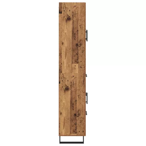  Magasfiú fiókkal 2 pcs Öreg fa Műanyag Fa és Üveg