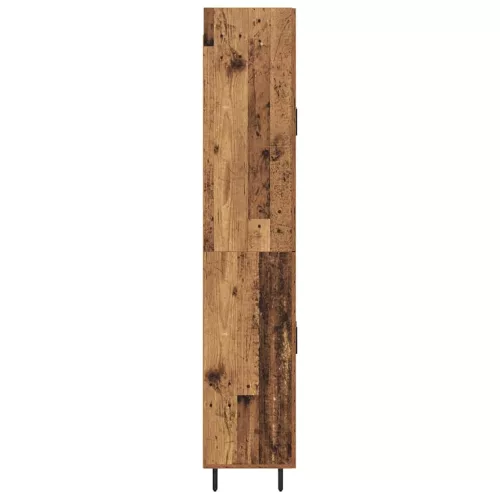  Magasfiú Öreg fa 69,5 x 34 x 180 cm Műanyag Fa és Üveg