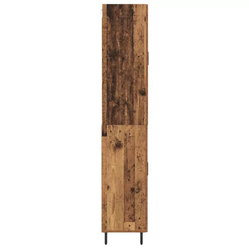  Magasfiú fiókkal 2 pcs Öreg fa Faanyag