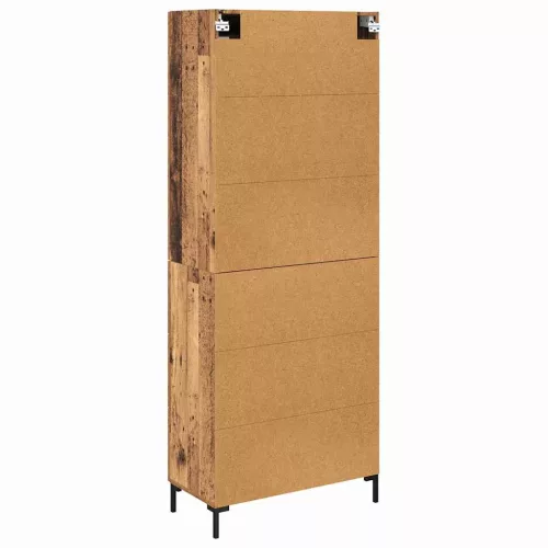  Magasfiú fiókkal 2 pcs Öreg fa 69,5 x 34 x 180 cm Faanyag