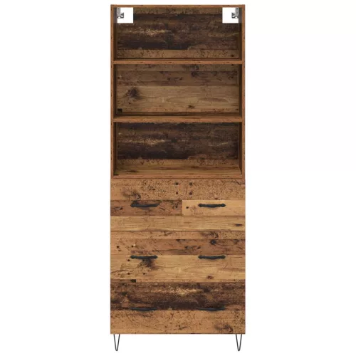  Magasfiú fiókkal Öreg fa 69,5 x 32,5 x 180 cm Faanyag