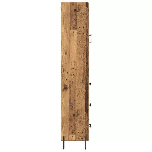  Magasfiú fiókkal Öreg fa 34,5 x 34 x 180 cm Faanyag