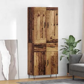  Magasfiú fiókkal Öreg fa 69,5 x 34 x 180 cm Faanyag