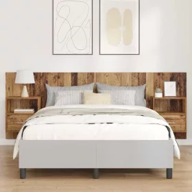    Fejtámla Szekrénnyel fiókkal polcokkal 3 pcs Öreg fa Faanyag