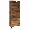  Magasfiú fiókkal Öreg fa 69,5 x 34 x 180 cm Faanyag
