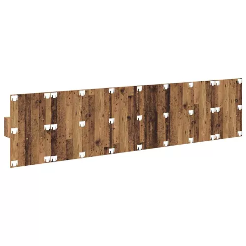  Fejtámla Szekrénnyel fiókkal fejtámlával 3 pcs Öreg fa Faanyag