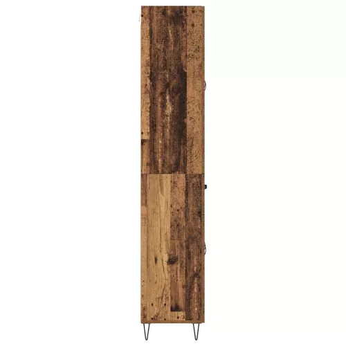  Magasfiú fiókkal 2 pcs Öreg fa Műanyag Fa és Üveg