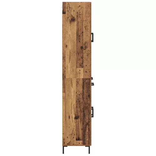  Magasfiú fiókkal Öreg fa 69,5 x 34 x 180 cm Faanyag