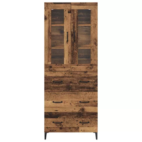  Magasfiú Falra szerelhető Öreg fa 69,5 x 34 x 180 cm Faanyag