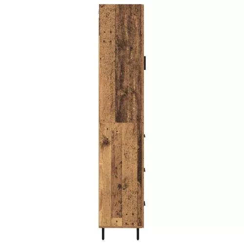  Magasfiú fiókkal Öreg fa 34,5 x 34 x 180 cm Faanyag