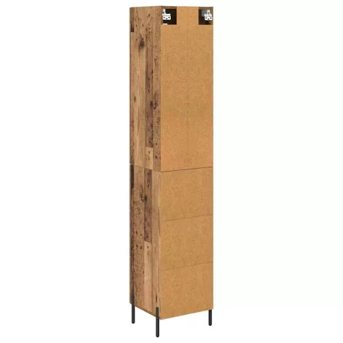  Magasfiú fiókkal Öreg fa 34,5 x 34 x 180 cm Faanyag
