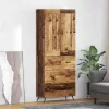  Magasfiú fiókkal Öreg fa 69,5 x 34 x 180 cm Faanyag