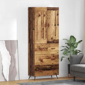  Magasfiú fiókkal Öreg fa 69,5 x 34 x 180 cm Faanyag