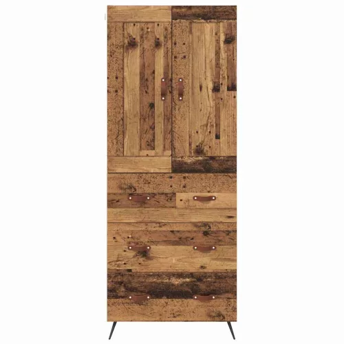  Magasfiú fiókkal Öreg fa 69,5 x 34 x 180 cm Faanyag