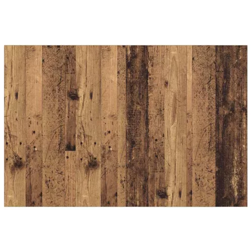  Fejtámla Szekrénnyel fiókkal fejtámlával 3 pcs Öreg fa Faanyag