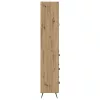 Highboard Szekrény Falra szerelhető 2 pcs Artisan tölgy Faanyag