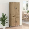  Magasfiú fiókkal Artisan tölgy 69,5 x 34 x 180 cm Faanyag