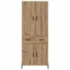  Magasfiú fiókkal Artisan tölgy 69,5 x 34 x 180 cm Faanyag