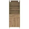  Magasfiú fiókkal Artisan tölgy 69,5 x 32,5 x 180 cm Faanyag