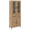  Magasfiú fiókkal Artisan tölgy 69,5 x 34 x 180 cm Faanyag