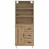  Magasfiú fiókkal Artisan tölgy 69,5 x 32,5 x 180 cm Faanyag