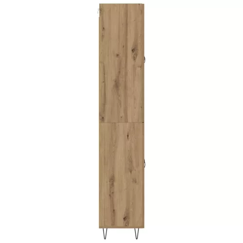  Magasfiú 2 pcs Artisan tölgy Műanyag Fa és Üveg