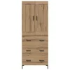  Magasfiú fiókkal Artisan tölgy 69,5 x 34 x 180 cm Faanyag