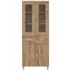  Magasfiú fiókkal Artisan tölgy 69,5 x 34 x 180 cm Faanyag