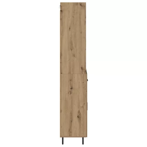  Magasfiú Artisan tölgy 69,5 x 34 x 180 cm Műanyag Fa és Üveg