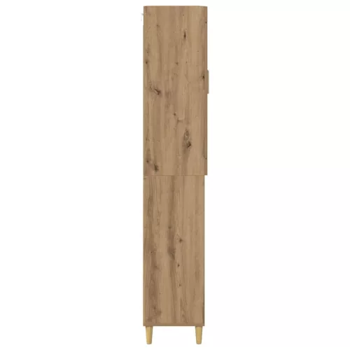  Magasfiú Artisan tölgy 69,5 x 34 x 180 cm Műanyag Fa és Üveg