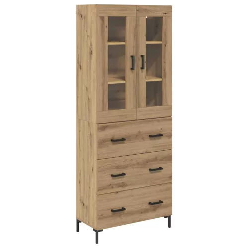  Magasfiú fiókkal 2 pcs Artisan tölgy 69,5 x 34 x 180 cm Faanyag