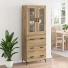  Magasfiú fiókkal 2 pcs Artisan tölgy 69,5 x 34 x 180 cm Faanyag
