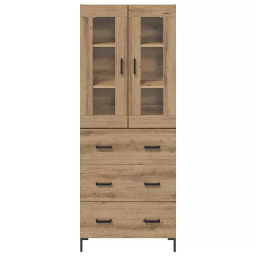  Magasfiú fiókkal 2 pcs Artisan tölgy 69,5 x 34 x 180 cm Faanyag