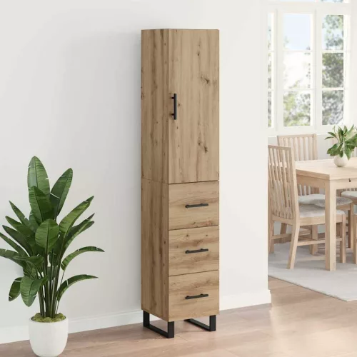  Magasfiú fiókkal Artisan tölgy 34,5 x 34 x 180 cm Faanyag
