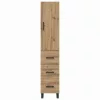  Magasfiú fiókkal Artisan tölgy 34,5 x 34 x 180 cm Faanyag