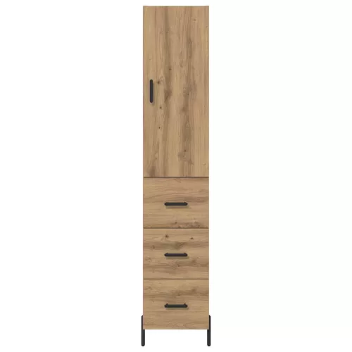  Magasfiú fiókkal Artisan tölgy 34,5 x 34 x 180 cm Faanyag