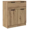  Széf fiókkal 3 pcs Artisan tölgy Faanyag