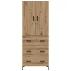  Magasfiú fiókkal Artisan tölgy 69,5 x 34 x 180 cm Faanyag