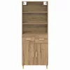  Magasfiú fiókkal Artisan tölgy 69,5 x 32,5 x 180 cm Faanyag